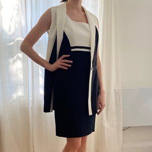 Dress and Long Vest Set Size 6